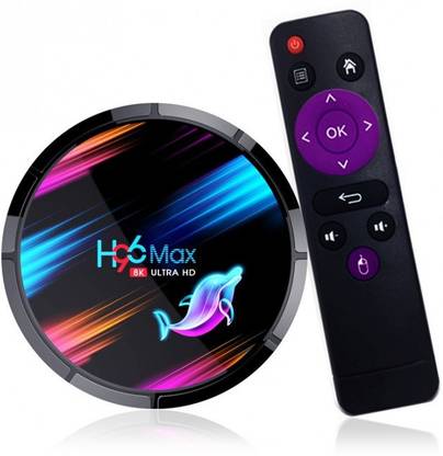 Grandvision X3 Smart TV Box Android 9.0 4GB 64GB, H96MAX Support Netflix, Amazon Prime, JIO TV, Hotstar, Thop TV, Miracast Amlogic S905X3 2.4G/5G WIFI BT4.0 1000M 8K Google Media Play Media Streaming Device
