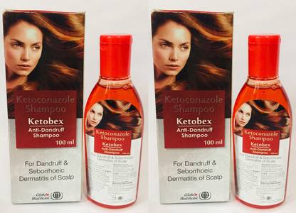 globex healthcare KETOBEX SHAMPOO PACK OF 2 (2*100ml)