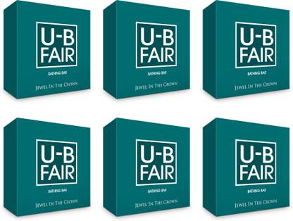 U-B FAIR Bathing Soap (Pack of 6)