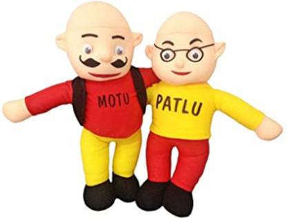 Mahira Trading company Beautiful Cute and Soft stuff toy of MOTU PATLU ki jodi 29 cm For kids and someone special  - 29 cm
