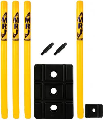MRJ Sports MRJ PVC Wicket Set 4 Wiket 2 Base
