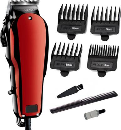 SPD Waterproof Professional Corded Beard Mustache Hair Trimmer High Power Hair Clipper Electric Razor (0.8mm to 12mm Trimming Range) 49 Fully Waterproof Grooming Kit 0 min  Runtime 4 Length Settings