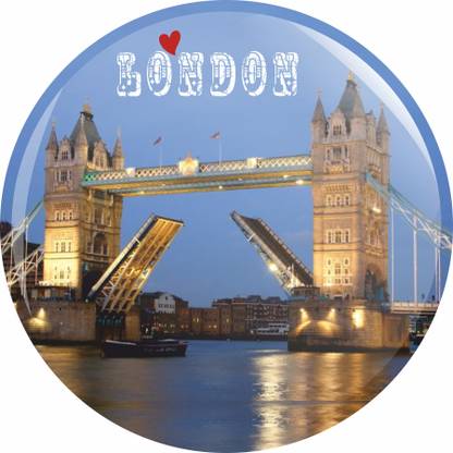 CLICK N HOME CNH-00457/ London badge fridge magnet design 1 Fridge Magnet Pack of 1