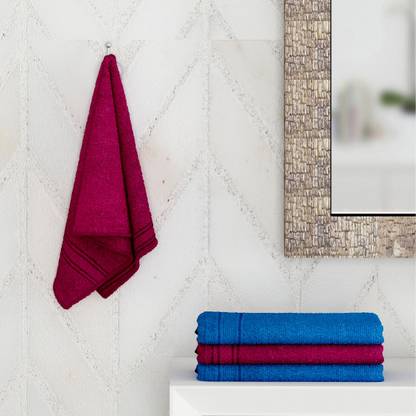 Flipkart SmartBuy Cotton 370 GSM Hand Towel Set