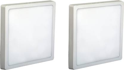 d'mak 30Watt White Led Panel Light Square Shape Surface Light (Pack of 2) रिसेस्ड  सीलिंग लैंप