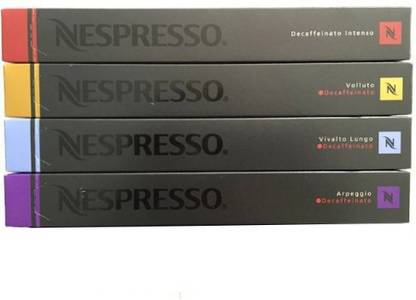 Nespresso Decaffeinated Intenso Volluto Vivalto Lungo Arpeggio Capsules Roast & Ground Coffee