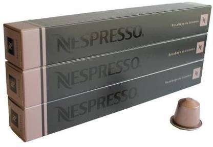 Nespresso Rosabaya Capsules 30 Pods 3 Sticks Roast & Ground Coffee