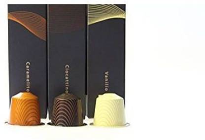 Nespresso Variation of Vanilo,ciocattino and caramelito Capsules Roast & Ground Coffee