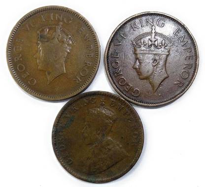 PMW British India 3 Different Quarter Anna coin Modern Coin Collection