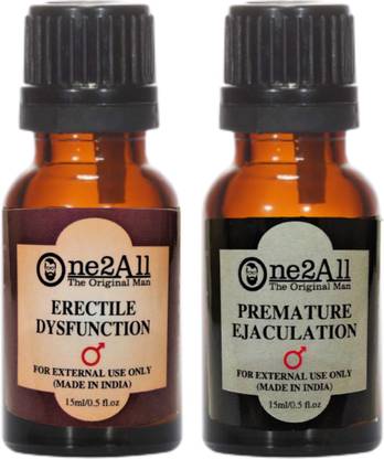 One2ALL Herbal Massage Oil ( 3 Months- Before the Wedding ) Combo Kit fMen Including ( E D Massage Oil 15 ML , P EMassage Oil 15 ML.