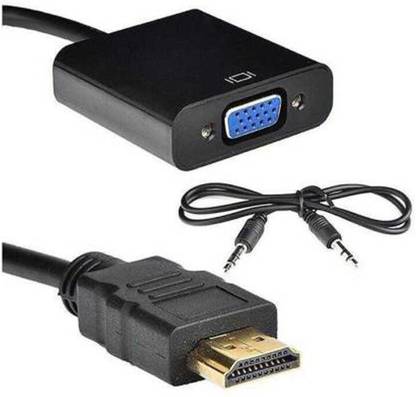 HL Technology  TV-out Cable HDMI to VGA Adapter Male to Female Cable Converter with Audio Output