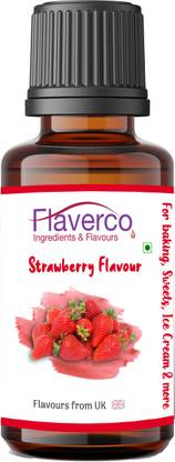 flaverco Strawberry Flavour Strawberry Liquid Food Essence