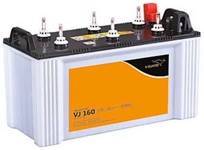V-Guard VJ160+Jaadoo1050 Tubular Inverter Battery