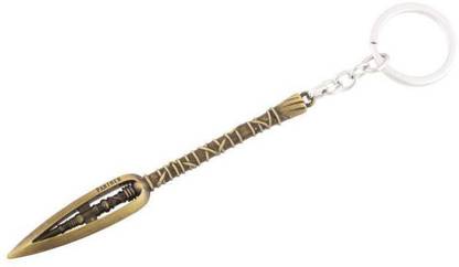 Trunkin Black Panther Golden Spear Keychain Key Chain