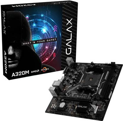 GALAX AMD A320 AM4Socket Micro-ATX AMD 320 Chipset DDR4 Motherboard for Desktop