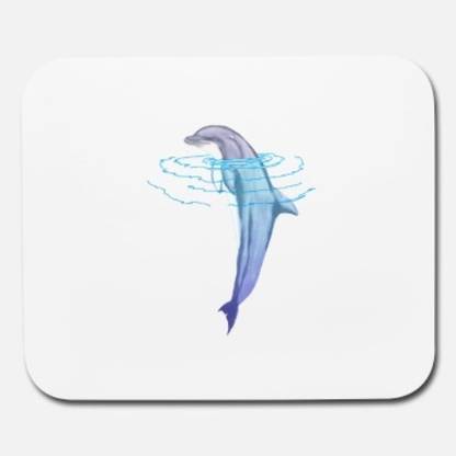 SKY DOT dolphin mouse pad Non Slip Base Mousepad