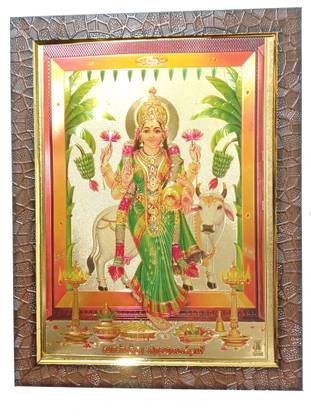 FRAMTASTIC GADAPA LAKSHMI DEVI Religious Frame
