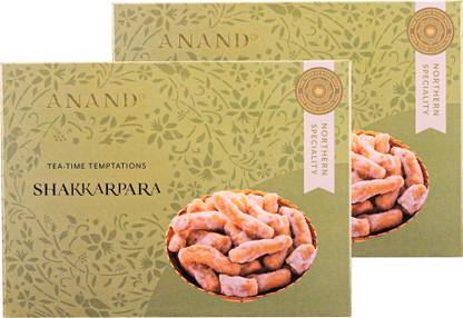 ANAND Shakar Para - Crispy Snacks with Sugar and Ghee