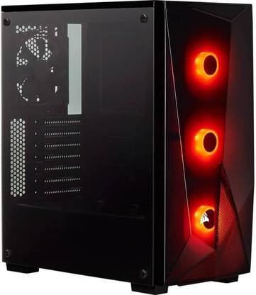 Corsair SPEC-DELTA RGB Mid Tower Cabinet with USB 2.0 and USB 3.0 Ports Compatible with Computer