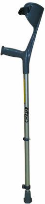 VISSCO CHAMP MAX Elbow Crutch - FIXED HANDLE Underarm Crutch Pad