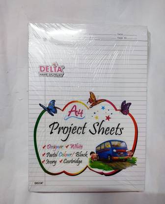 DELTA a4 size sheet A4 Notebook single line 200 Pages