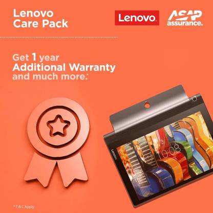 Lenovo Warranty Extension Pack 1 Year Extended Warranty with Carry-in Service for Tab and Yoga Range of Tablets