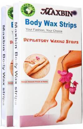 MAXBIN Body Wax Strips Natura[PACK OF TWO] Strips