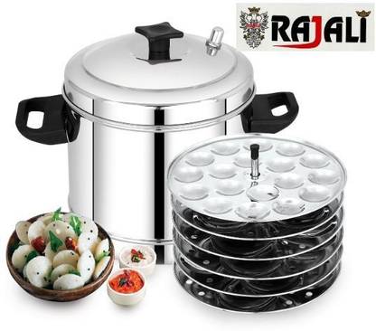 Rajali Mini Idli Cooker ( 6 plates with 108 mini size idlis ) Induction & Standard Idli Maker