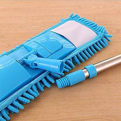 NKK TRADERS Wet And Dry Cleaning Flat Microfiber Floor Cleaning Mop Scrub Pad