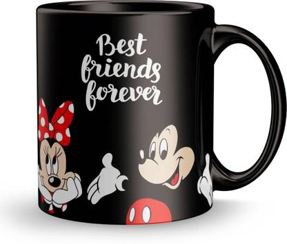 Plakasha creations Friends Forever Design Gift for Friend Ceramic Coffee Mug