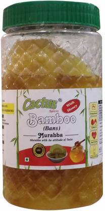 Cactus Spices Homemade Bamboo/Bans Murabba With Row Forest Honey Bamboo Murabba