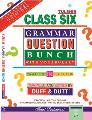 Class SIX Grammar Question Bunch With Vocabulary