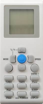 LipiWorld 171-1 AC Remote Compatible For Reliance Reconnect AC Remote Controller