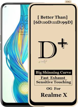 Xester Edge To Edge Tempered Glass for Realme X