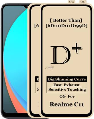 Xester Edge To Edge Tempered Glass for REALME C11