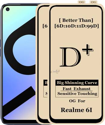 Xester Edge To Edge Tempered Glass for REALME 6I