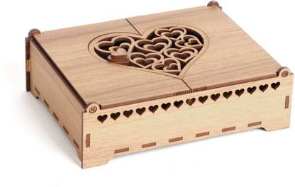 DULI MDF Laser cut Box Big Storage Box