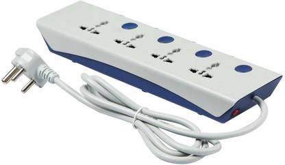 HAVELLS RoyalStar Surge & Spike Guard with 4 Universal Sockets and Individual Switches 4  Socket Extension Boards