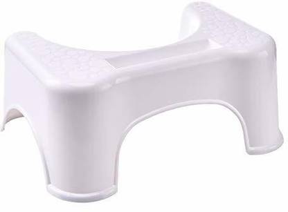TechHark Dr's Advise Western Toilet Stool with Mobile Stand 7.5 inch Squatting Stool - Anti-Sleep Western Toilet Stool [ ABS Unbreakable Plastic ] Potty Box