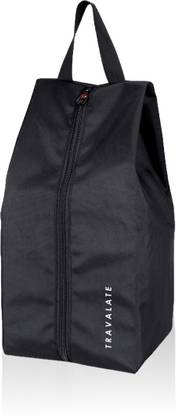 Travalate Black Travel Shoe Bag Travel Organizer Multi-Purpose Portable Foldable Shoe Organizer Bag
