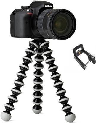 Techlife Solutions 10" Inches Height - Octopus Tripod With Universal Mobile Holder Tripod Kit