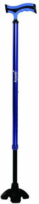 VISSCO Plus T shape Aluminum stick with big shoe Walking Stick