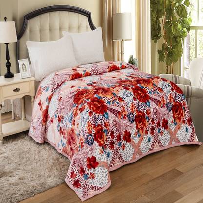 SIGNATURE Printed Double AC Blanket for  Mild Winter