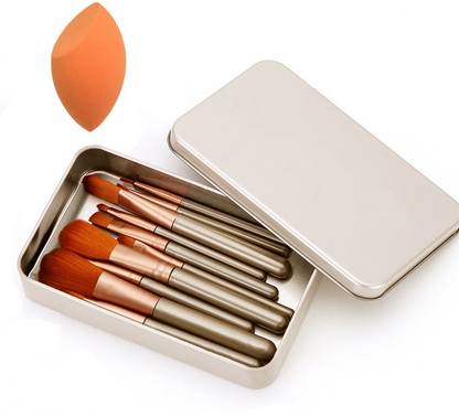 VENALISA Makeup Naked Makeup brushes set of 12 with Sponge puff blender
