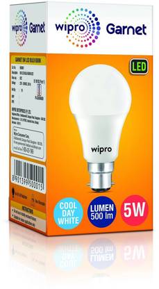 Wipro 5 W Basic Standard B22 LED Bulb