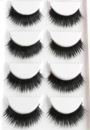 avnish Eyelashes Soft Long Section Thick Cross Messy Lashes (Set Of 4)