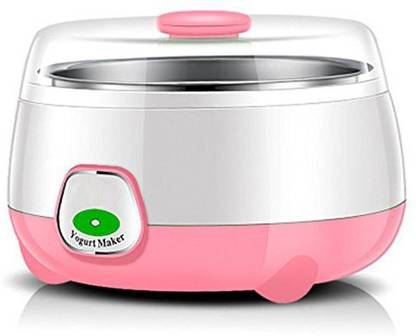TAPUJI Electric Automatic Yogurt Maker Mini Portable Yogurt Making Machine Stainless Steel Container with Lid Kitchen Appliance Yogurt Maker (Multi Colour) 10 W Food Processor