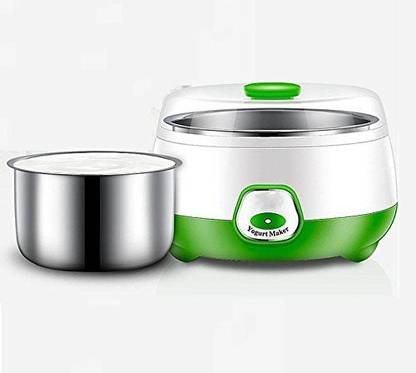 STARKENDY Electric Automatic Yogurt Maker Stainless Steel Container with Lid Kitchen Appliance Yogurt Maker (Multi colour) Food Steamer (Multicolor) ( DAHI MAKER ) Yogurt Maker