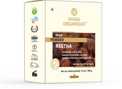 khadi ORGANIQUE 100% Organic Reetha Powder
