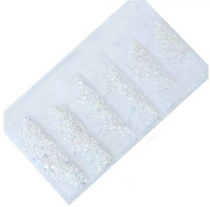 Shills Professional Glitter rhinestones for Nails art Crystal AB Clear Glass Stones 3D nail design Decoration Flatback nonhotfix rhinestone